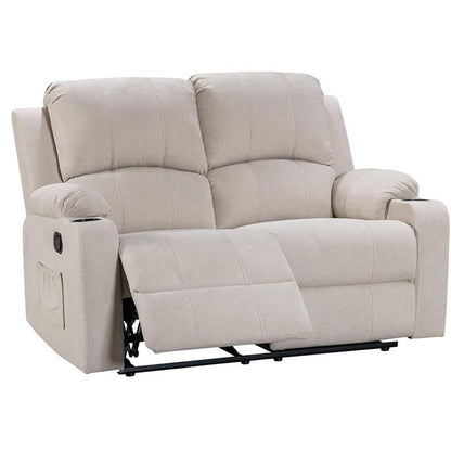 2 seater beige recliner