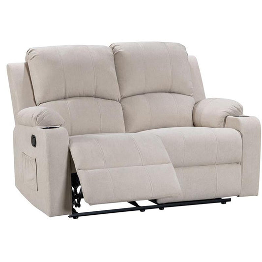 2 seater beige recliner