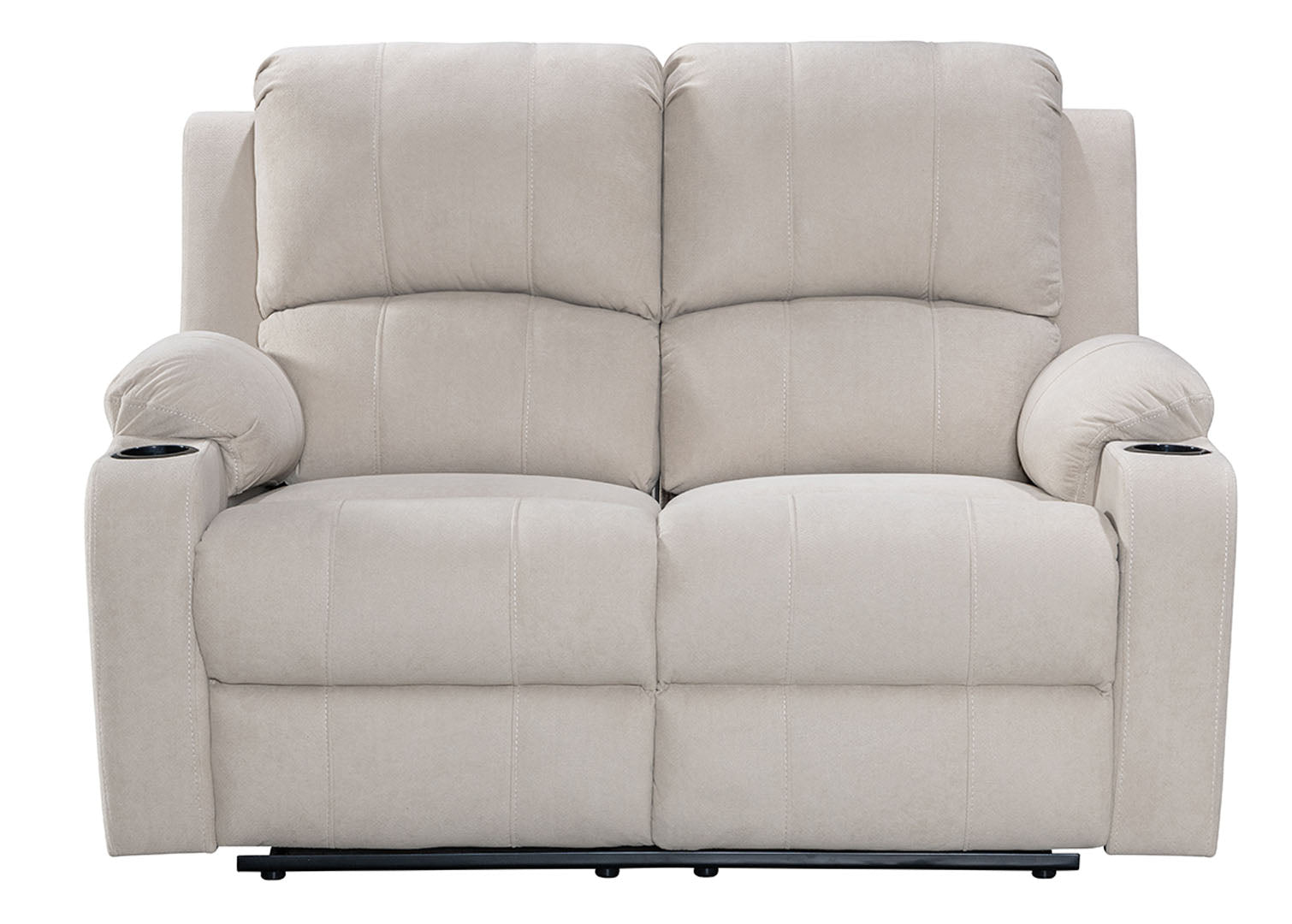 Recliner with cup holders