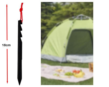 Lightweight tent pegs set