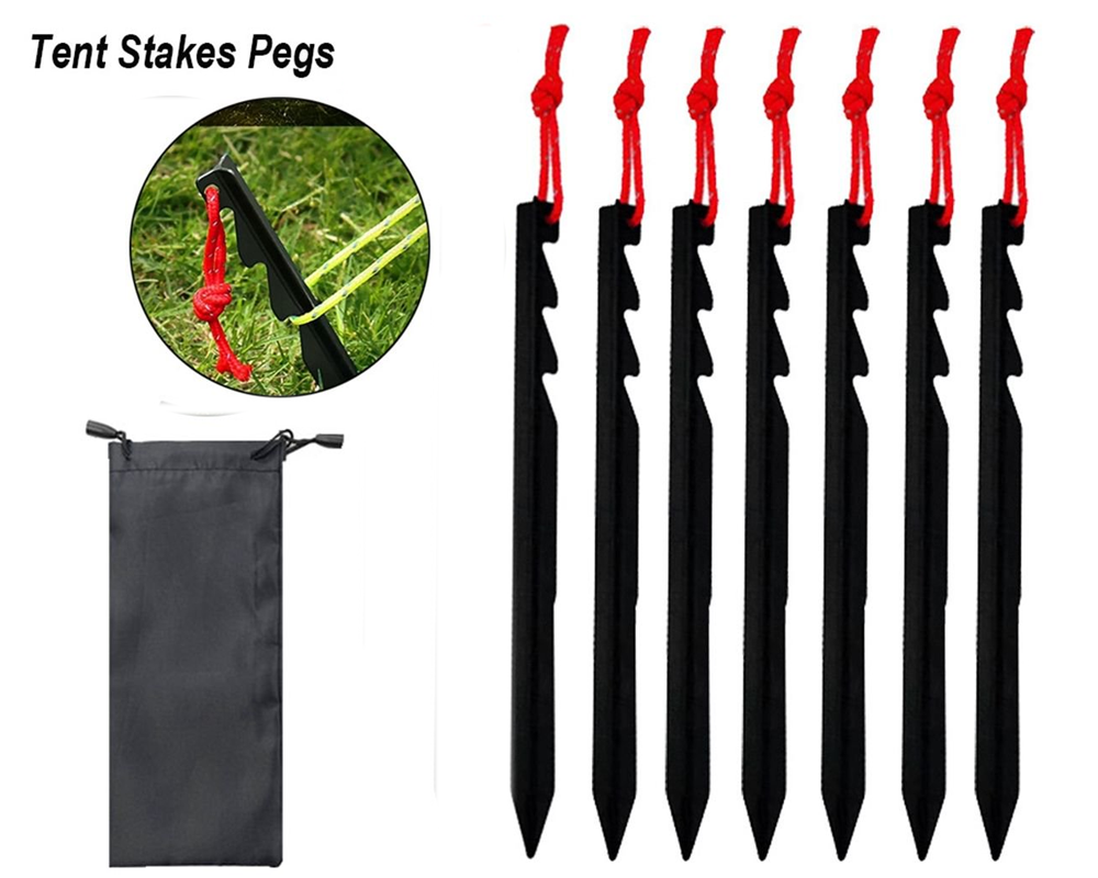 Sharp tip tent pegs for camping