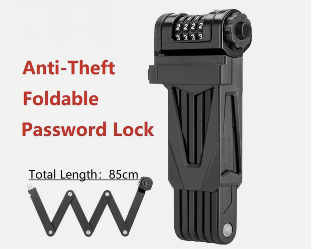 Portable Folding Bike Lock