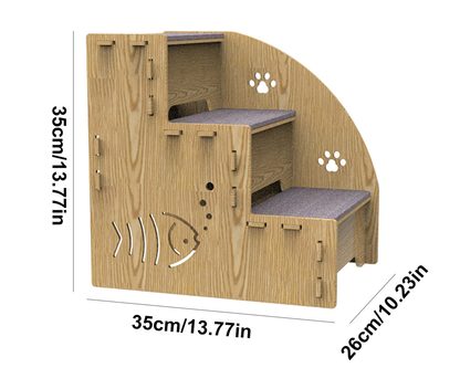 Dog stairs for high beds