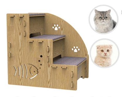 Stable climbing ramp for pets