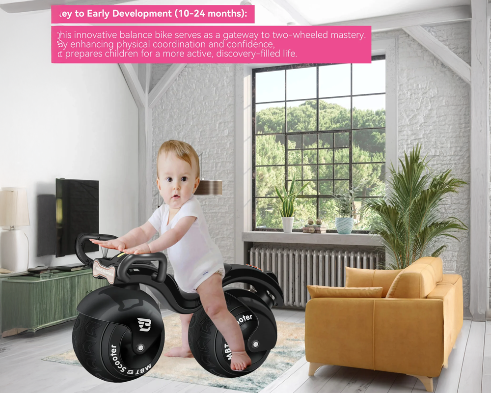 Indoor outdoor balance bike