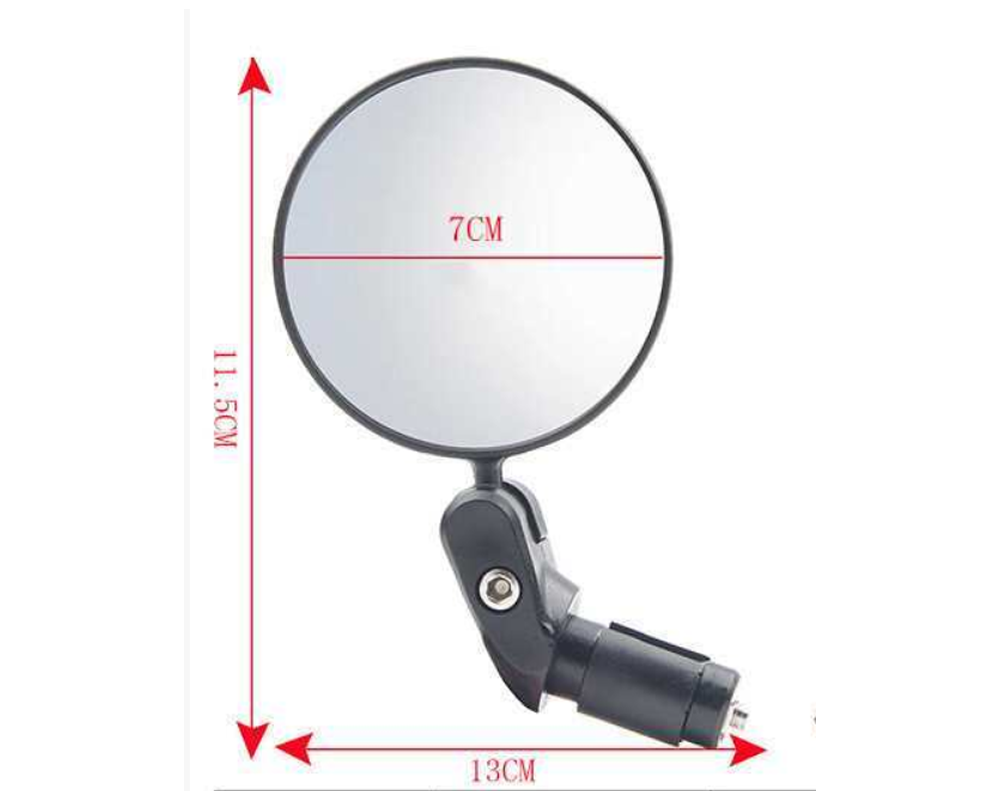 360 degree rotatable bike mirror