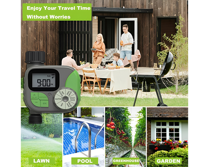 Large LCD irrigation timer