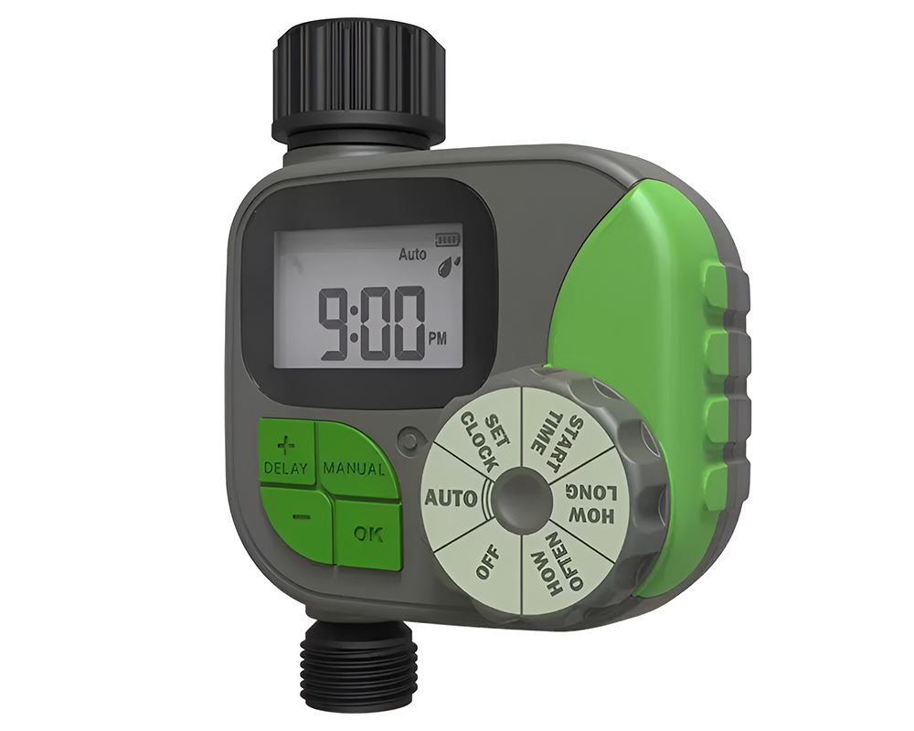 Water timer for lawn irrigation