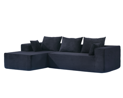 Modern Compressed Sofa with Chaise
