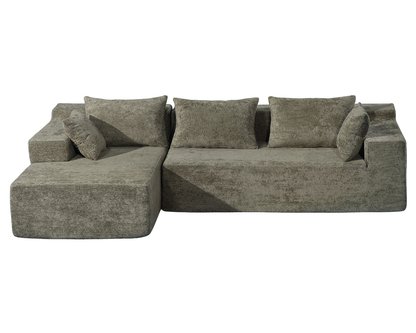 Compressed Sofa L-Shape Modular Sofa with Chaise