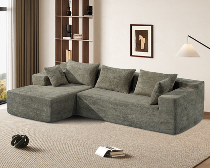 Compressed Sofa L-Shape Modular Sofa with Chaise