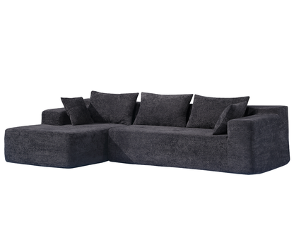 Compressed Sofa L Shape Modular Sofa with Chaise