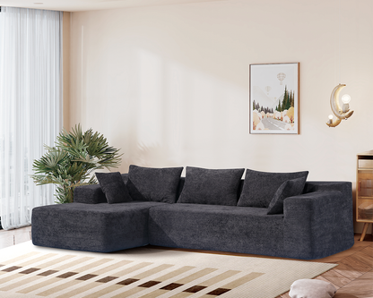 Compressed Sofa L Shape Modular Sofa with Chaise