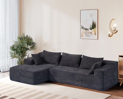 Compressed Sofa L Shape Modular Sofa with Chaise