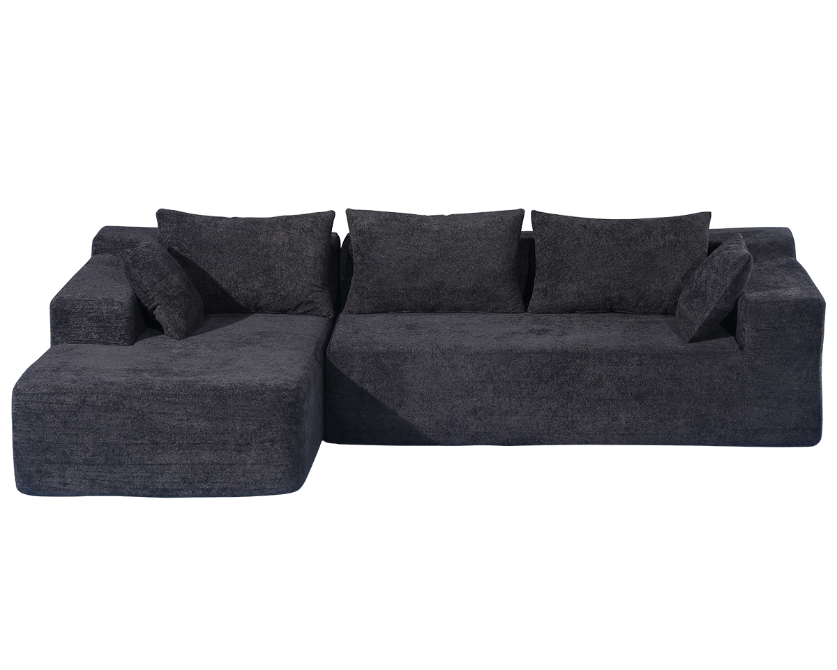 Compressed Sofa L Shape Modular Sofa with Chaise