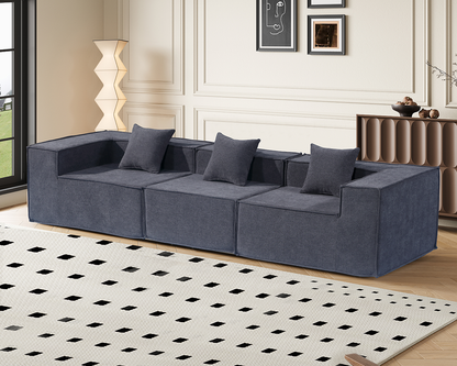 Modern 3 Seater Modular Sofa Set