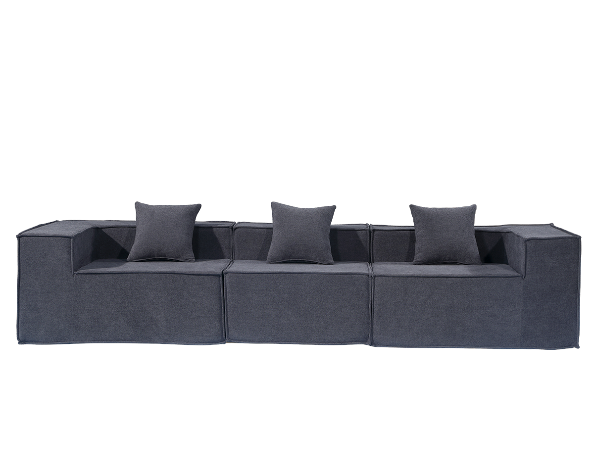 Modern 3 Seater Modular Sofa Set
