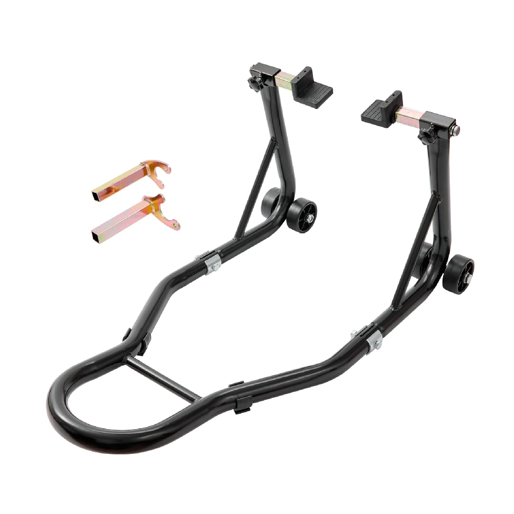 Motorcycle rear wheel stand black
