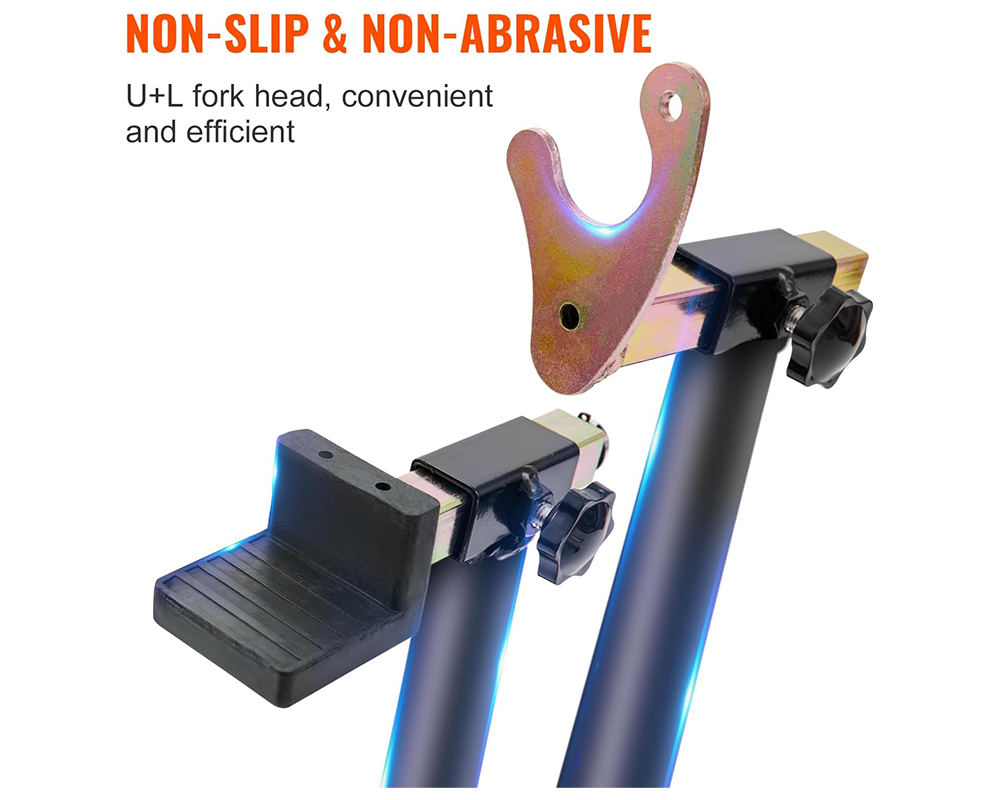 Motorcycle stand for rear wheel