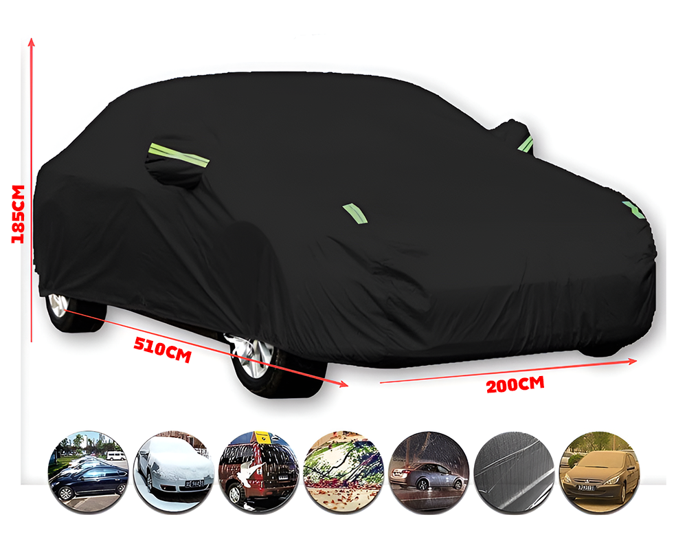 Universal fit car cover for SUVs