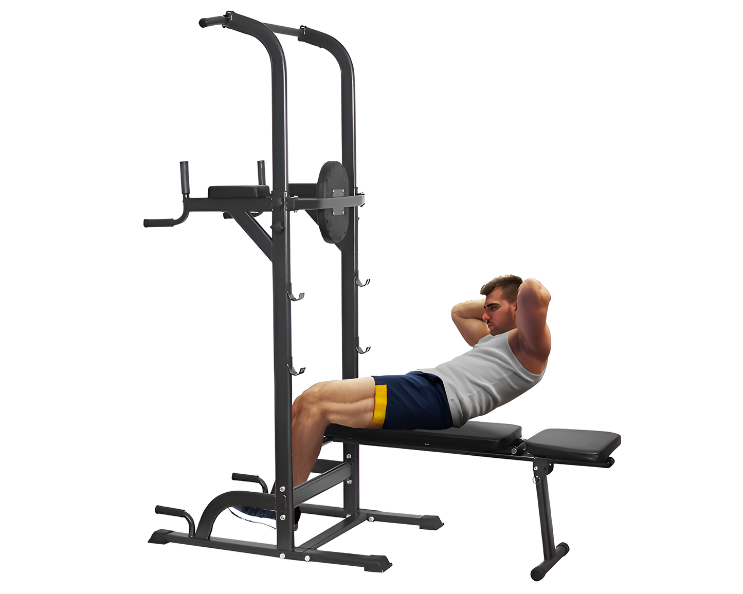Power Tower Dip Station – Heavy Duty Multi-Function Strength Training Tower