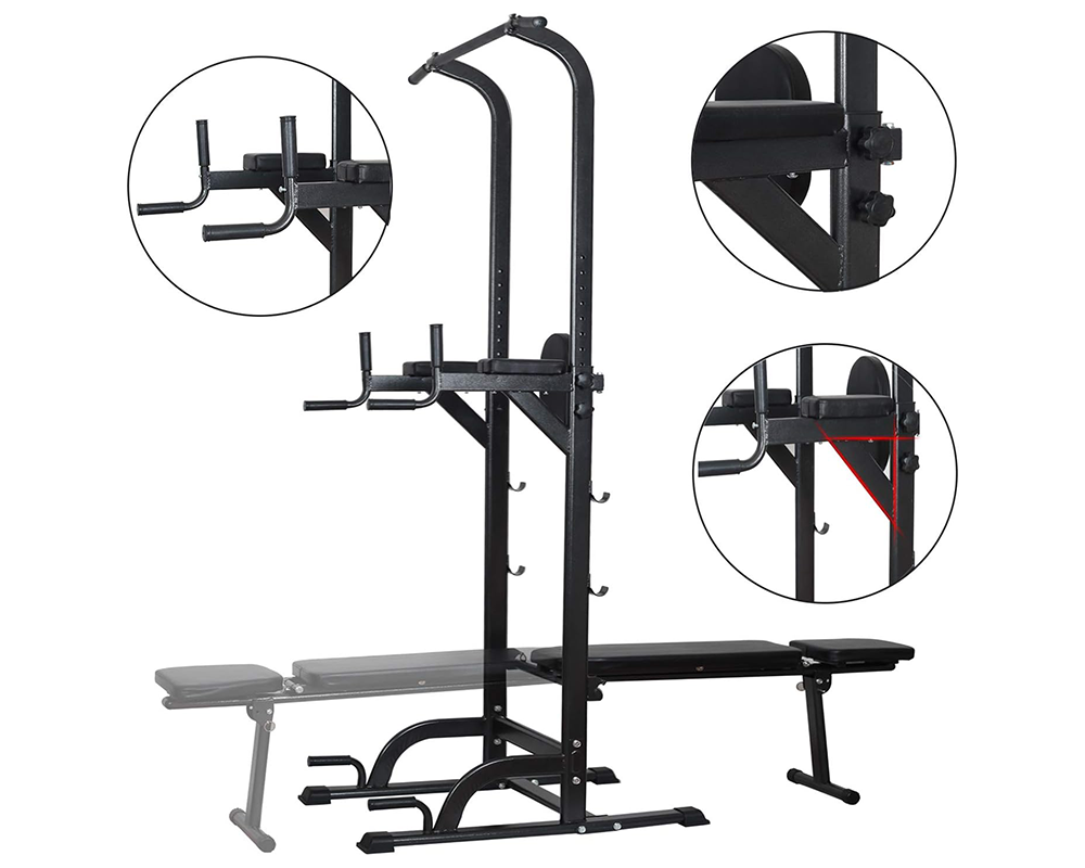 Power Tower Dip Station – Heavy Duty Multi-Function Strength Training Tower