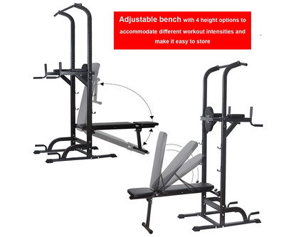 Power Tower Dip Station – Heavy Duty Multi-Function Strength Training Tower