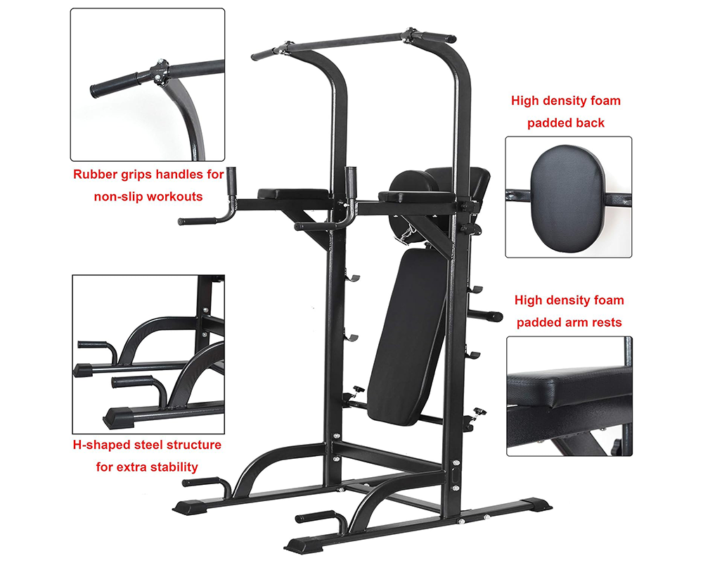 Power Tower Dip Station – Heavy Duty Multi-Function Strength Training Tower