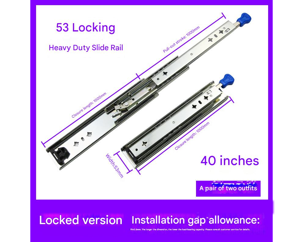 galvanized steel drawer slide
