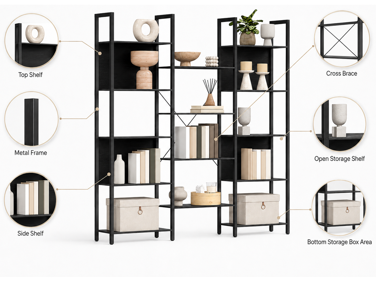 Bookshelf Book Storage Shelf