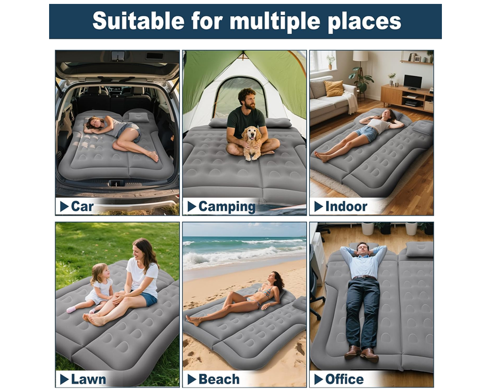Car Inflatable Air Mattress with Pump