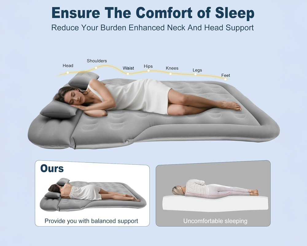 Car Inflatable Air Mattress with Pump