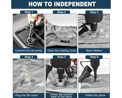 Car Inflatable Air Mattress with Pump