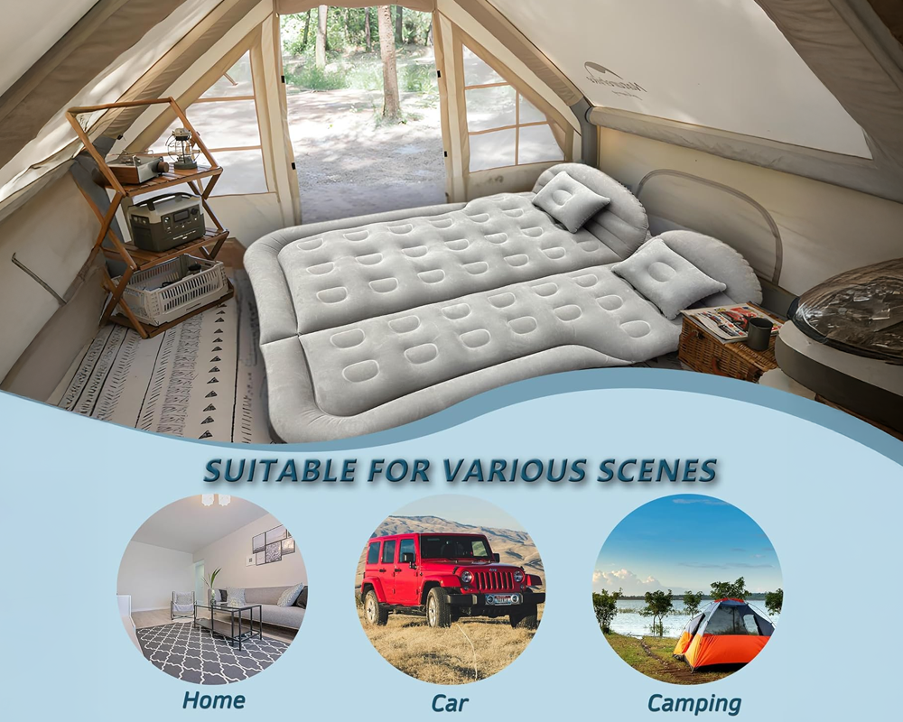 Car Inflatable Air Mattress with Pump