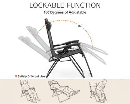 Camp chair non slip feet