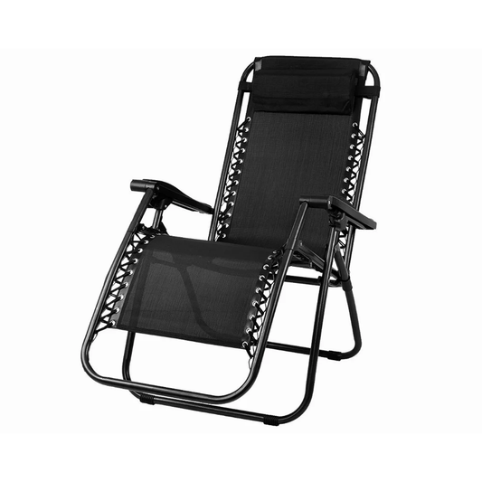 Folding camp chair black