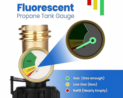 QCC Type 1 inlet propane gauge