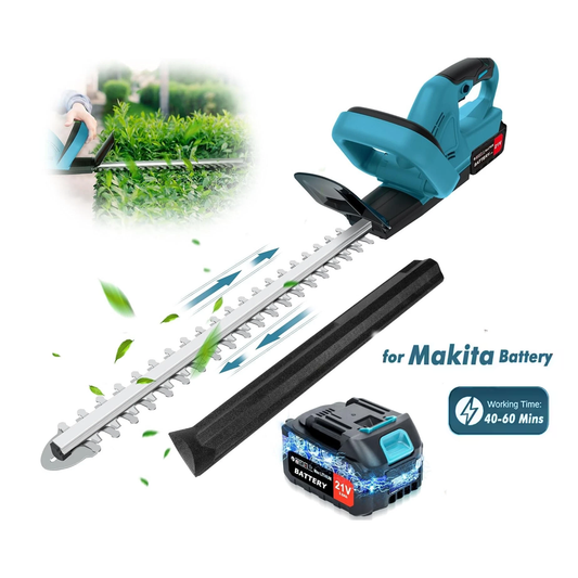Cordless hedge trimmer tool