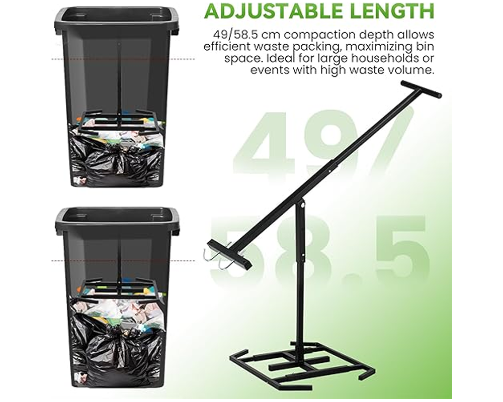 Manual waste compression tool