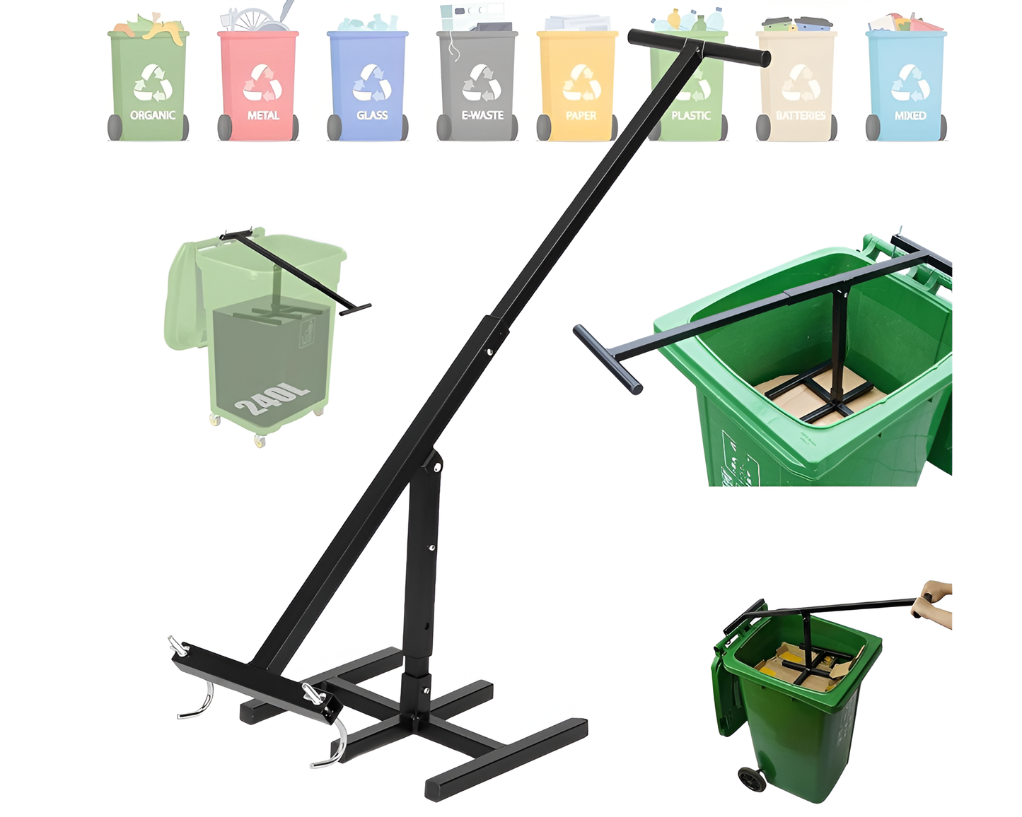 Touchless Manual Bin Compactor