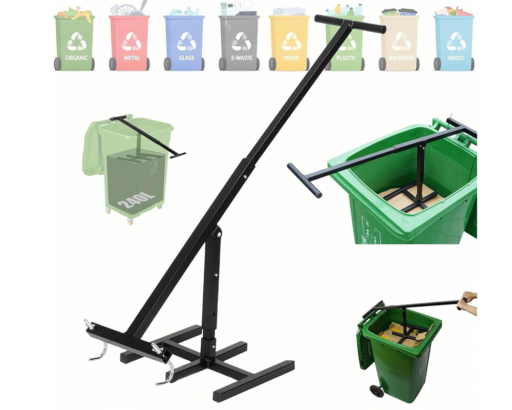 Portable manual trash compactor