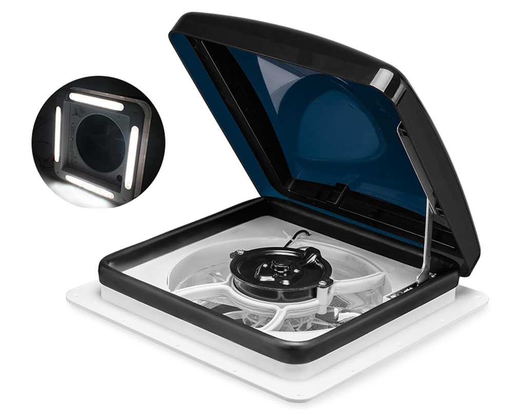 Quiet RV ventilation fan
