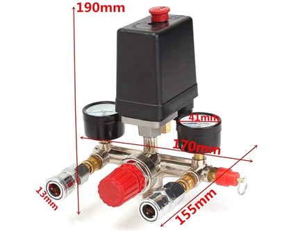 pressure switch with gauges