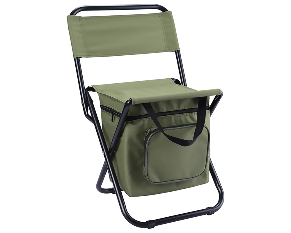 Camping chair side view