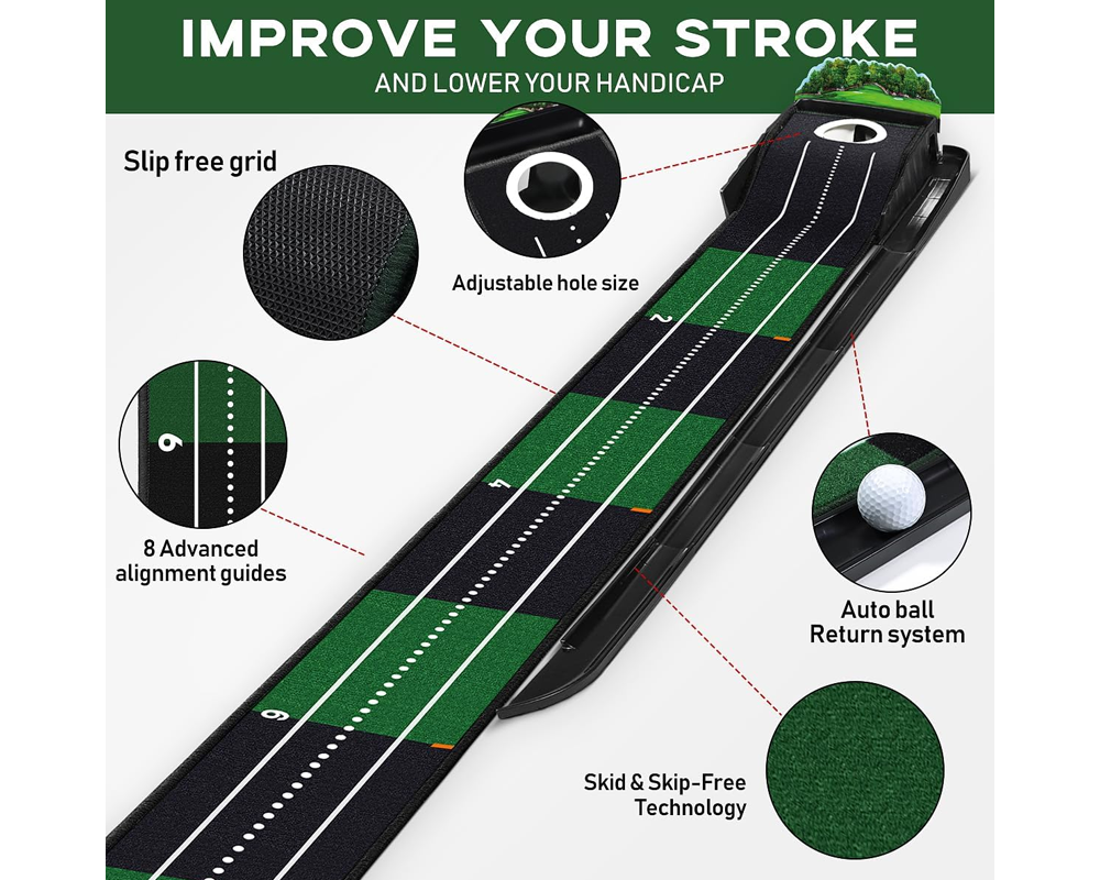 Indoor Outdoor Golf Practice Mat