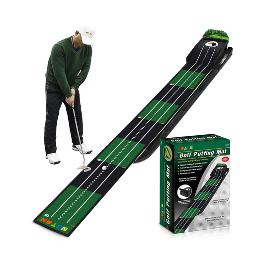Indoor golf practice mat