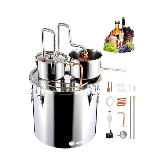 Alcohol distiller 50L dual condenser