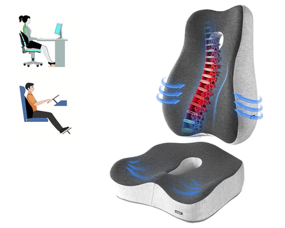 Cushion Lumbar Support Pillow Set