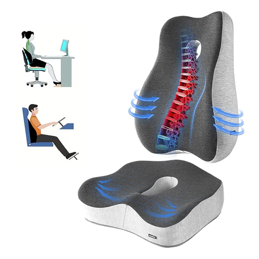 Cushion Lumbar Support Pillow Set