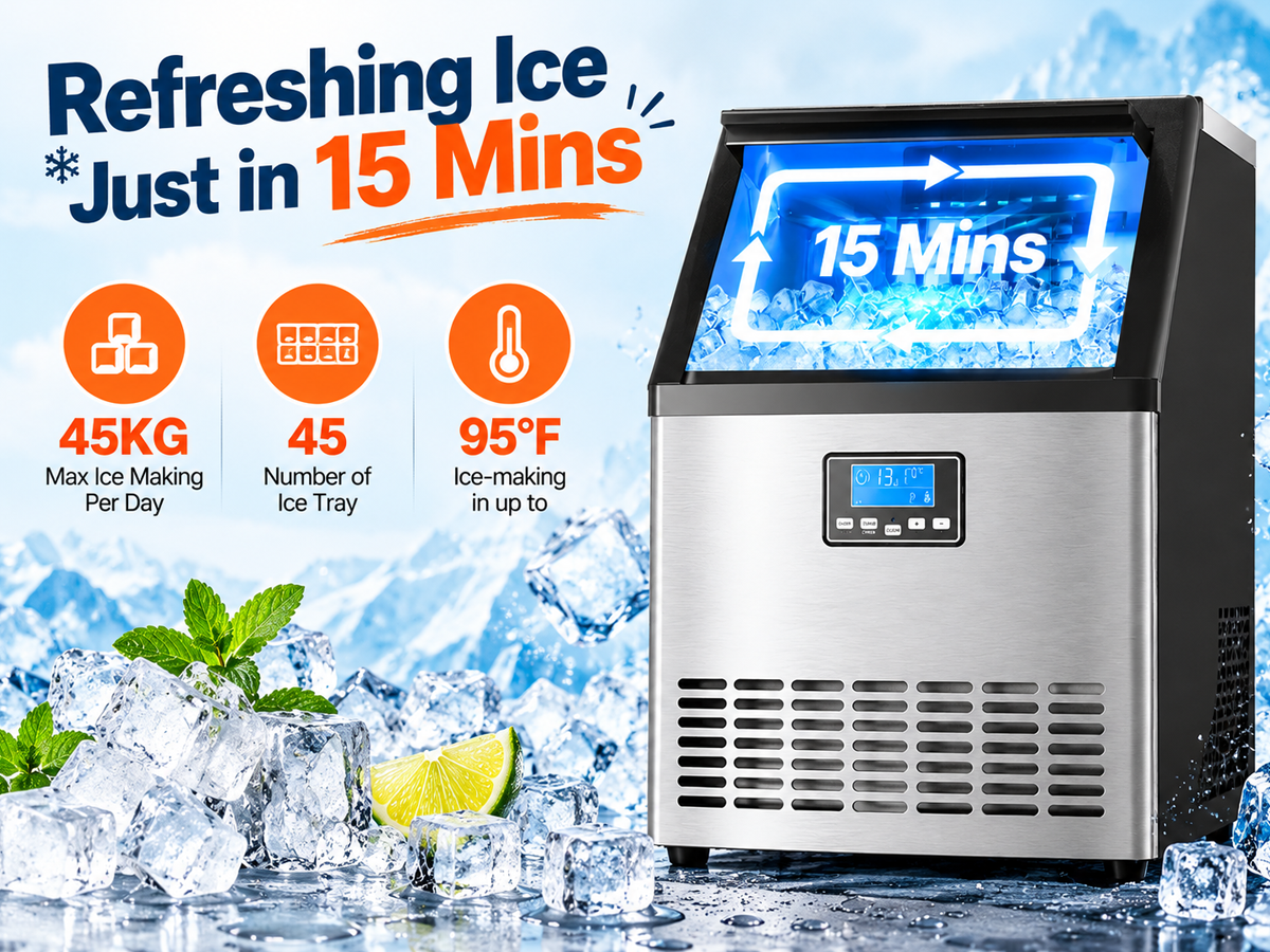Home Commercial Bullet Ice Maker